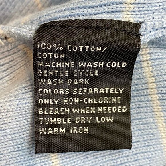 GREG NORMAN Collection Men's Size XL Blue white Sweater Vest Golf Sportswear - Picture 5 of 5